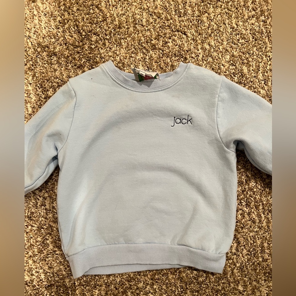Know a Jack? 3T mono sweat shirt from Cecil and Lou used condition